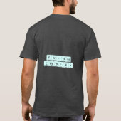 KÜNFTIGER CHEMIST - MIT ELEMENT-T - Shirt AUSGESTA (Rückseite)