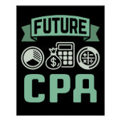 Künftiger CPA-Buchhalter Poster (Vorderseite)