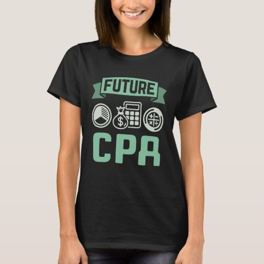 Künftiger CPA-Buchhalter T-Shirt (Vorderseite)