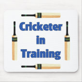 Künftiger Cricketer oder Cricketer im Training Mousepad (Vorne)