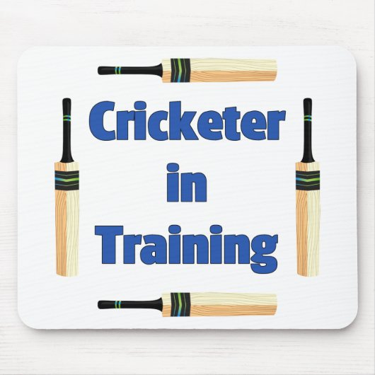 Künftiger Cricketer oder Cricketer im Training Mousepad (Vorne)