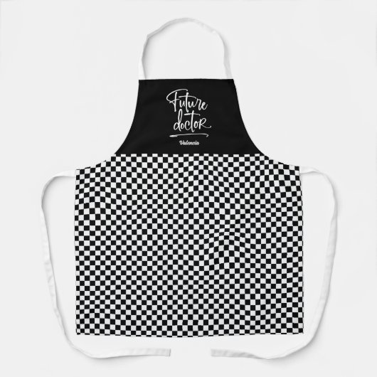 Künftiger Doktor Med Student Personalisiert überpr Schürze (Vorderseite)