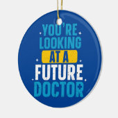 Künftiger Doktor Medical School Student Keramik Ornament (Links)