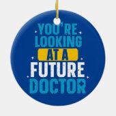 Künftiger Doktor Medical School Student Keramik Ornament (Hinten)