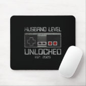 Künftiger Ehemännergrünniger 2025 Gamer Wedding L Mousepad (Mit Mouse)