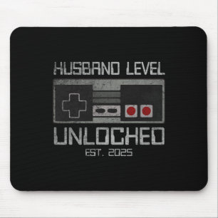 Künftiger Ehemännergrünniger 2025 Gamer Wedding L Mousepad
