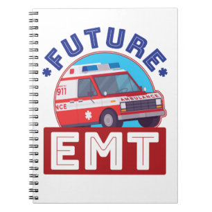 Künftiger EMT-Krankenwagen-Triebfahrzeugführer Notizblock