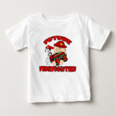 Künftiger Feuerwehrmann Baby T-shirt (Vorderseite)