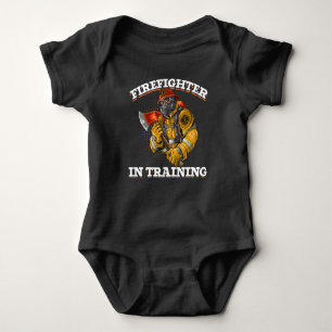 Künftiger Feuerwehrmann für Coole Jungs und Mäd Baby Strampler