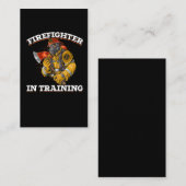 Künftiger Feuerwehrmann für Coole Jungs und Mädche Visitenkarte (Vorne/Hinten)