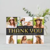 Künftiger FOIL-Abschluss - Danke-Karte Folieneinladung (Stehend vorne)