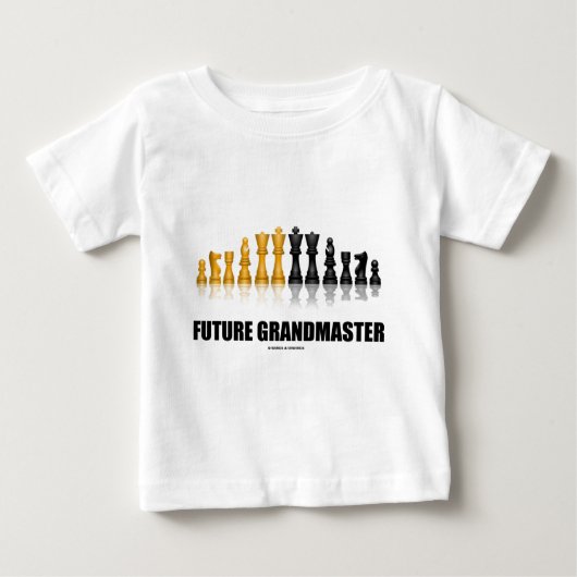 Künftiger Großmeister (Schach-Set) Baby T-shirt (Vorderseite)