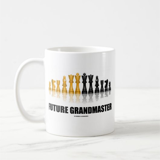 Künftiger Großmeister (Schach-Set) Kaffeetasse (Links)