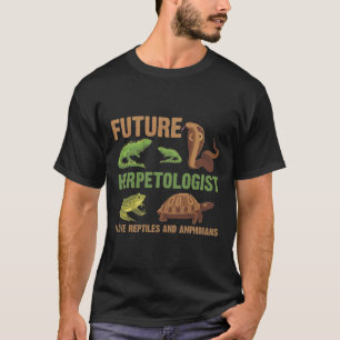 Künftiger Herpetologe Reptile Amphibien Fan Kid T-Shirt