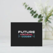 Künftiger ICD-Coder-Programmierer Postkarte (Stehend Vorderseite)