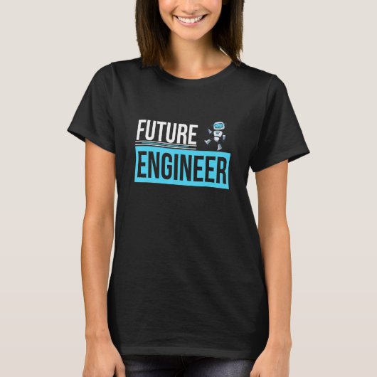 Künftiger Ingenieur U2013 Robotik Roboter Engineer T-Shirt (Vorderseite)