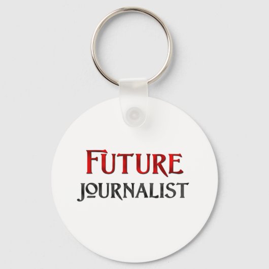 Künftiger Journalist Schlüsselanhänger (Vorderseite)