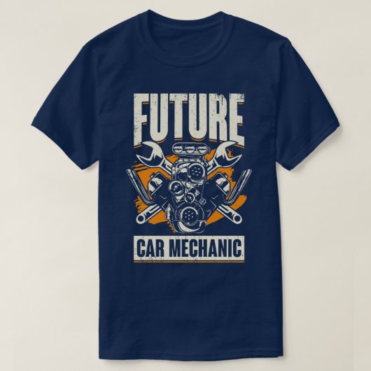 Künftiger Kfz-Mechanismus T-Shirt (Design vorne)