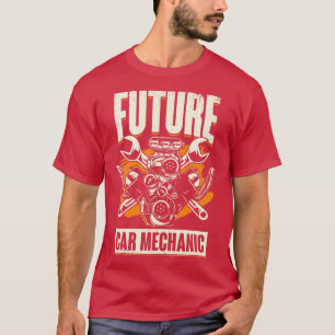 Künftiger Kfz-Mechanismus T-Shirt