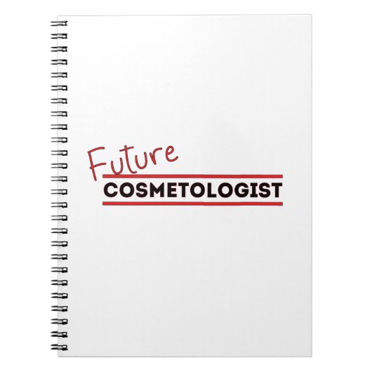 Künftiger Kosmetologe Notizblock (Vorderseite)