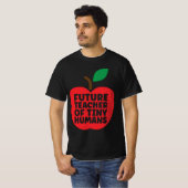 Künftiger Lehrer winziger Menschen T-Shirt (Vorne ganz)