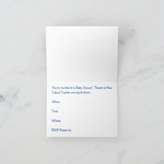 Künftiger LKW Einladung (Innenseite)