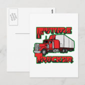 Künftiger LKW Postkarte (Vorne/Hinten)