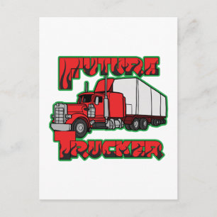 Künftiger LKW Postkarte