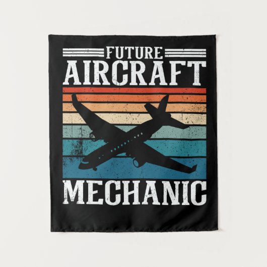 Künftiger Luftfahrzeugmechanismus Wandteppich (Vorderseite)