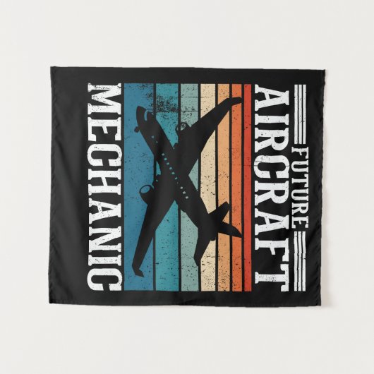 Künftiger Luftfahrzeugmechanismus Wandteppich (Vorderseite (Horizontal))