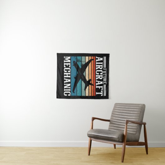 Künftiger Luftfahrzeugmechanismus Wandteppich (Beispiel (Horizontal))