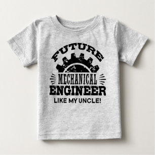 Künftiger Maschinenbauingenieur wie mein Onkel Baby T-shirt