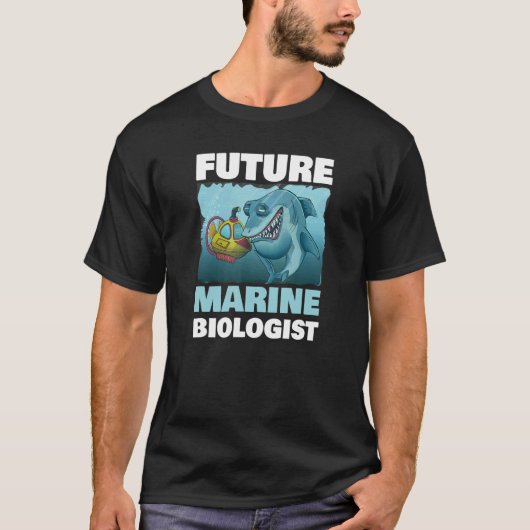 Künftiger Meeresbiologe 3 T-Shirt (Vorderseite)