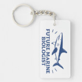 Künftiger Meeresbiologe Hai-Liebhaber Schlüsselanhänger (Vorderseite)