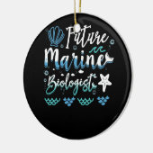 Künftiger Meeresbiologe Keramik Ornament (Links)