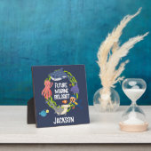 Künftiger Meeresbiologe mit Namen Plaque Fotoplatte (InSitu)