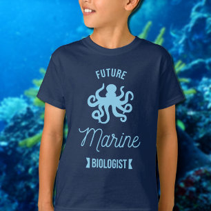 Künftiger Meeresbiologe - Octopus - Marine T-Shirt