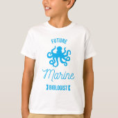 Künftiger Meeresbiologe - Octopus - weiß T-Shirt (Vorderseite)