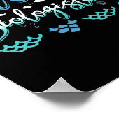 Künftiger Meeresbiologe Poster (Ecke)