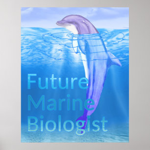 Künftiger Meeresbiologe Poster