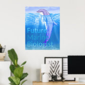 Künftiger Meeresbiologe Poster (Heimbüro)
