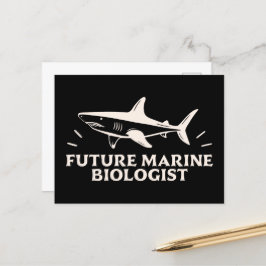 Künftiger Meeresbiologe Postkarte