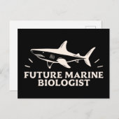 Künftiger Meeresbiologe Postkarte (Vorne/Hinten)