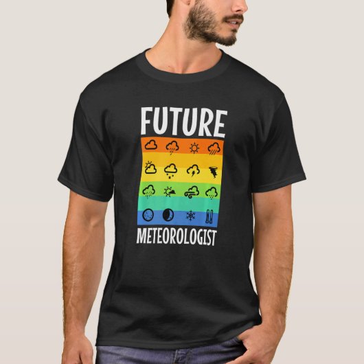 Künftiger Meteorologe T-Shirt (Vorderseite)