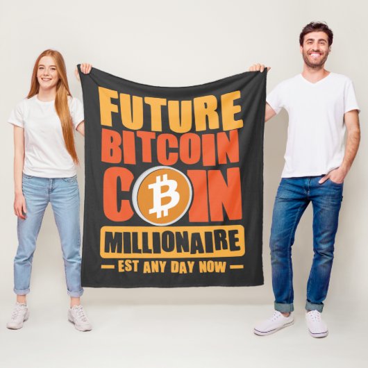 Künftiger Millionär von BITCOIN, jeden Tag Fleecedecke (Beispiel)