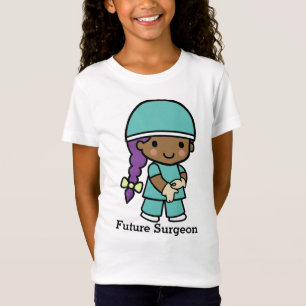 Künftiger Niedlicher Chirurg in Scrubs T-Shirt
