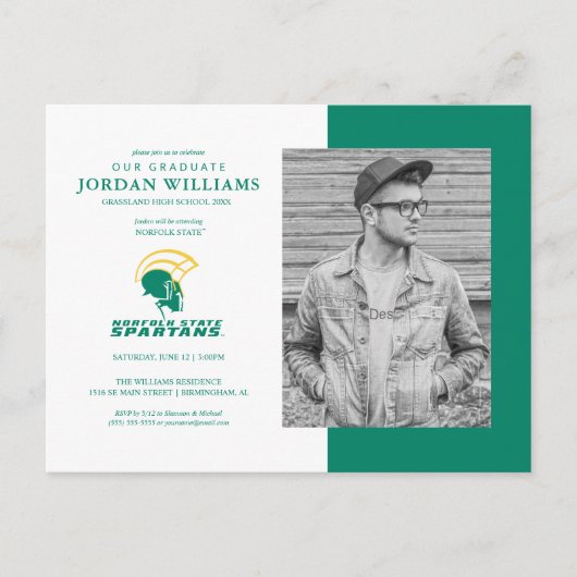 Künftiger NSU-Spartans-Abschluss Ankündigungspostkarte (Vorderseite)