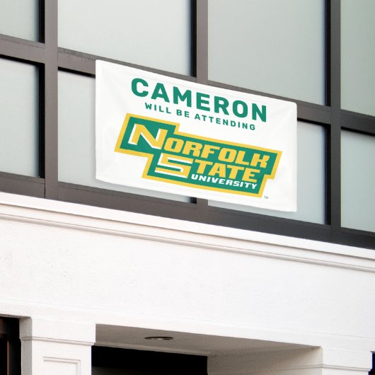 Künftiger NSU-Spartans-Abschluss Banner (Äußeres Gebäude)