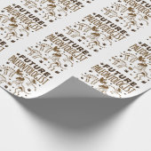 Künftiger Paläontologe Paläontologie Dinosaurier K Geschenkpapier (Ecke)