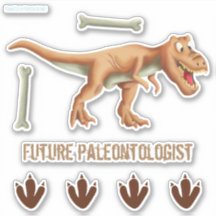 Künftiger Paläontologe T-Rex Dinosaurier Knochenst